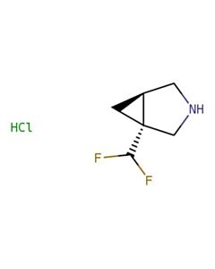 Astatech RAC-(1R,5R)-1-(DIFLUOROMETHYL)-3-AZABICYCLO[3.1.0]HEXANE HYDROCHLORIDE; 0.1G; Purity 95%; MDL-MFCD30737532